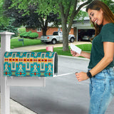GB-NAT00062-05 Turquoise Tribe Design Mailbox Cover