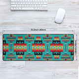 GB-NAT00046-01 Blue Native Tribes Pattern Native American Mouse Mat