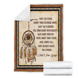 GB-NAT00122-BLAN01 May The Stars Carry Your Sadness Away Native American Blanket