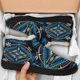 Naumadic Arts Blue Native American Winter Sneakers - Powwow Store