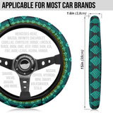 Powwow Storegb nat00680 02 pattern blue native steering wheel cover 1