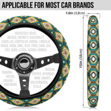 Powwow Store gb nat00114 turquoise native american steering wheel cover