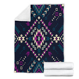 Powwow Store gb nat00565 dark color tribal pattern blanket