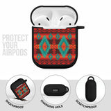 Powwow Store gb nat00611 red geometric pattern airpods case coverj