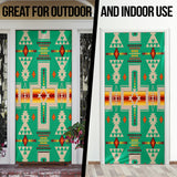GB-NAT00062-06 Green Tribe Design Native American Door Sock