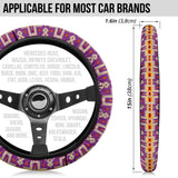 Powwow Store gb nat00062 07 light purple tribe steering wheel cover