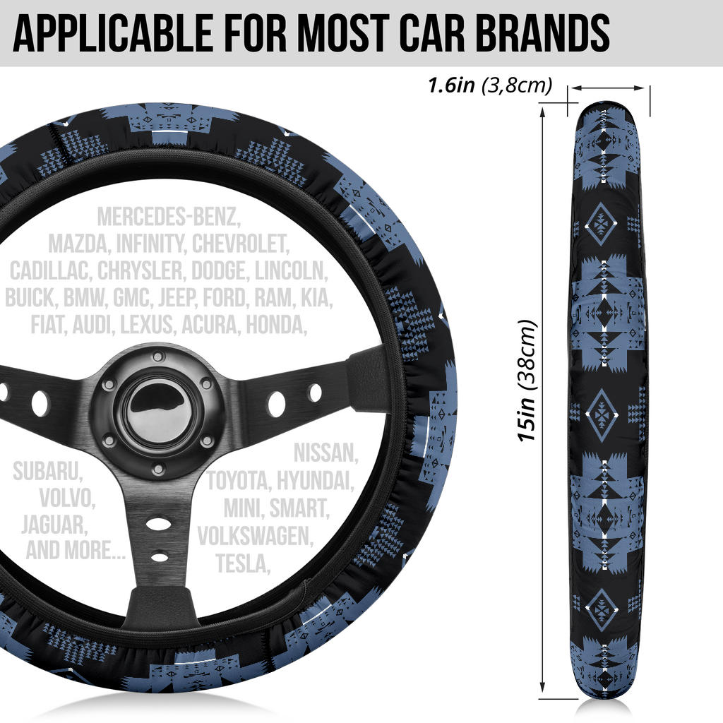 GB-NAT00720-05  Native Tribes Pattern Steering Wheel Cover