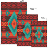 Powwow Store gb nat00611 red geometric pattern area rug