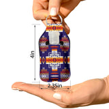 Native Pattern Sanitizer Bottle Keychains SET 8
