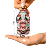 Native Pattern Sanitizer Bottle Keychains SET 1