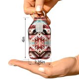 Powwow Store native pattern sanitizer bottle keychains set 1