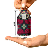 Native Pattern Sanitizer Bottle Keychains SET 17