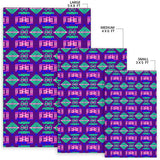 GB-NAT00628 Purple Pattern Native Area Rug