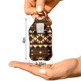 Native Pattern Sanitizer Bottle Keychains SET 6