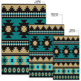 Powwow Store gb nat00509 green ethnic aztec pattern area rug