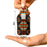 Native Pattern Sanitizer Bottle Keychains SET 15
