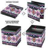 GB-NAT00316 Pink Pattern  Storage Cube