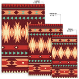 Powwow Store gb nat00510 red ethnic pattern area rug