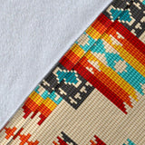 Powwow Store gb nat00402 03 cream pattern native blanket