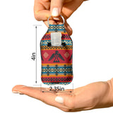 Native Pattern Sanitizer Bottle Keychains SET 9
