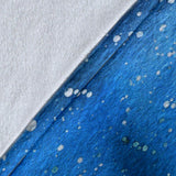 GB-NAT00065-BLAN01 Blue Galaxy Dreamcatcher Native American Blanket