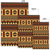 Powwow Store gb nat00507 brown ethnic pattern native area rug