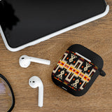 Powwow Store gb nat00062 01 black tribe design airpods case cover