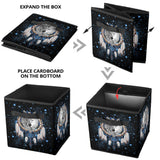 GB-NAT00010-02 Galaxy Dreamcatcher Wolf 3D  Storage Cube
