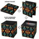 GB-NAT00321 Patterns Black Red Storage Cube