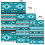 Powwow Store gb nat00602 blue light pattern area rug