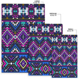 GB-NAT00380 Purple Tribe Pattern Area Rug
