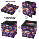 GB-NAT0004 Purple Pattern Storage Cube