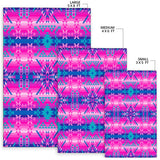 GB-NAT00630 Pink Pattern Native Area Rug