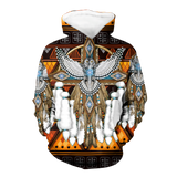 Powwow StoreGBNAT00644 Pattern Mandala Native 3D Hoodie