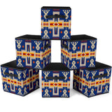 GB-NAT00062-04 Navy Tribe Design Storage Cube