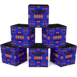 Powwow Store gb nat00046 06 dark blue pattern storage cube 1