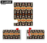 GB-NAT00062-01 Black Tribe Design Mailbox Cover