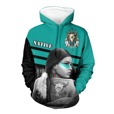 HD00027 Native American Pride  3D Hoodie