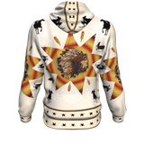 Chief Riding Horse Native American 3D Pullover Hoodies - ProudThunderbird