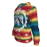 Thunderbird Rainbow Native American Pride All Over Hoodie - Powwow Store