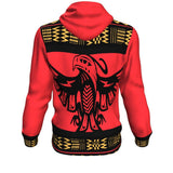 Red Thunderbird Native American Design All Over Hoodie - Powwow Store