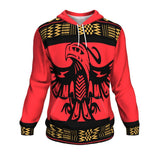 Red Thunderbird Native American Design All Over Hoodie - Powwow Store