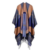 Shawl Tassel Pattern Native American Poncho - Powwow Store