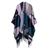 Shawl Tassel Pattern Native American Poncho - Powwow Store