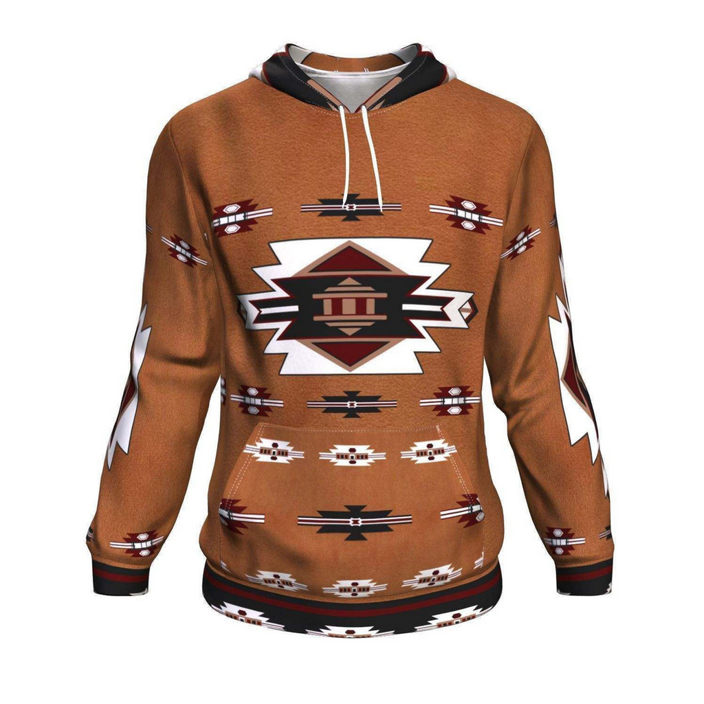 Powwow StoreGBNAT0001202 Pattern  Native  All Over Hoodie