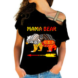 GB-NAT00125-CROS01 Mama Bear Native American Cross Shoulder Shirt