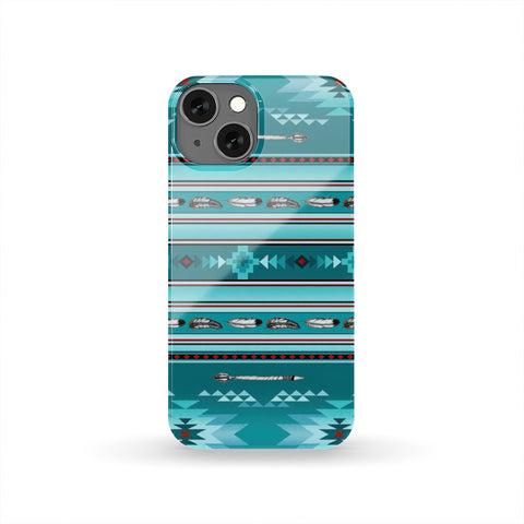 Powwow Store gb nat00602 blue light pattern phone case