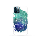 Powwow Store gb nat00376 blue green dream catcher phone case