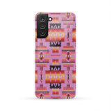 Powwow Store gb nat00046 09 pink tribes pattern native american phone case