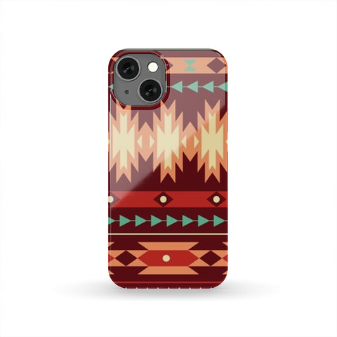 Powwow Store gb nat00510 red ethnic pattern phone case